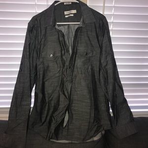 Men’s Long Sleeve Calvin Klein Button up